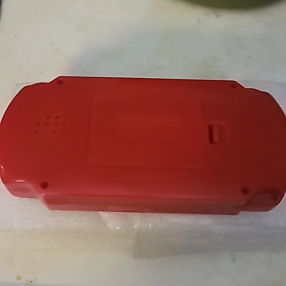 RED GAME CONSOLE- CONTAINS 268 GAMES- NEVER GET BORED